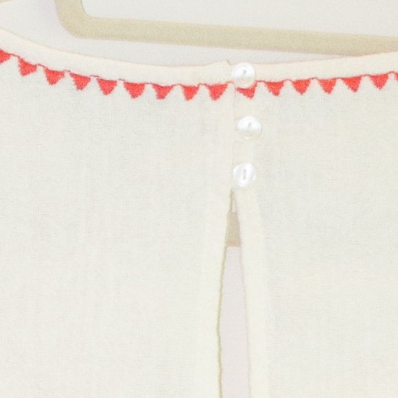 Lucky Brand Pacifica Embroidered Linen Tank Top, Medium - Picture 5 of 5